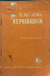 Image of Ilmu Jiwa Kepribadian