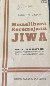 Image of Memelihara Keremajaan Jiwa