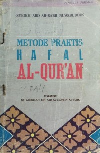 Image of Metode Praktis Hafal Al-Qur'an