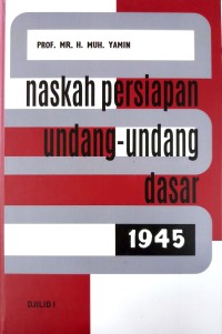 Image of Naskah Persiapan Undang-Undang Dasar 1945 Jilid 1