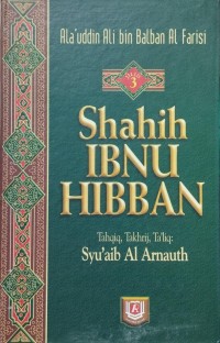 Image of Shahih Ibnu Hibban (Jilid 3)