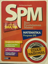 Image of SPM untuk SMA/MA Matematika Program IPS