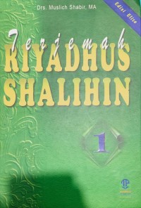 Image of Terjemah Riyadhus Shalihin (Jilid 1)
